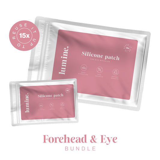 Silikonové náplasti proti vráskám – oči a čelo (balíček)